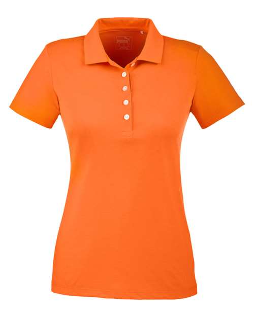 Puma Golf 596921 — Women's Fusion Polo — Vibrant Orange