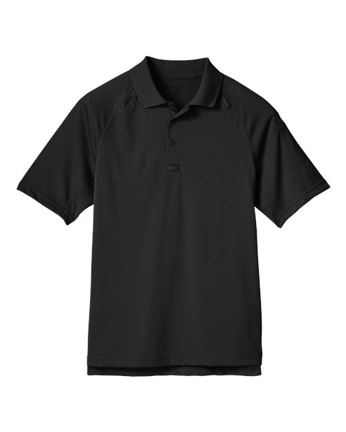 Harriton M211 — Men's Advantage Tactical Performance Polo — Black