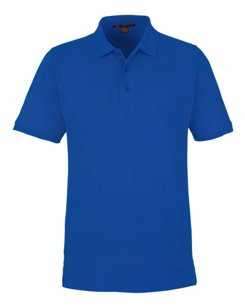 Harriton M205 — Men's Valiant Cotton Snag Protect Polo — True Royal
