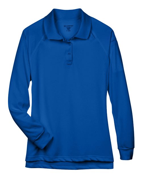 Harriton M211LW — Women's Advantage Long Sleeve Tactical Polo — True Royal