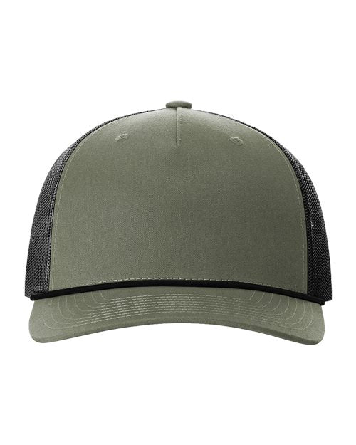 Richardson 112FPR — Five-Panel Trucker Rope Cap — main view