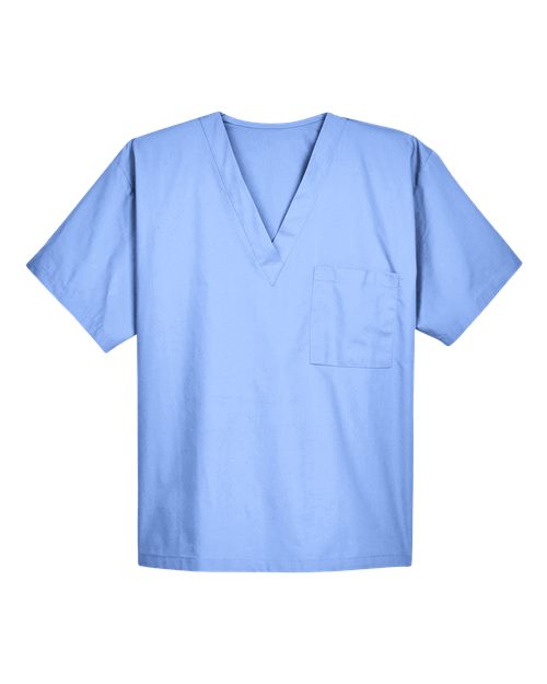 Harriton M897 — Unisex Restore Scrub Top — Ciel Blue