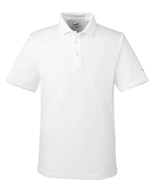 Puma Golf 596799 — Men's Icon Golf Polo — Bright White
