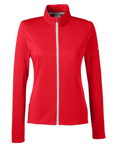 Puma Golf 596803 — Women's Icon Full-Zip Jacket — High Risk Red