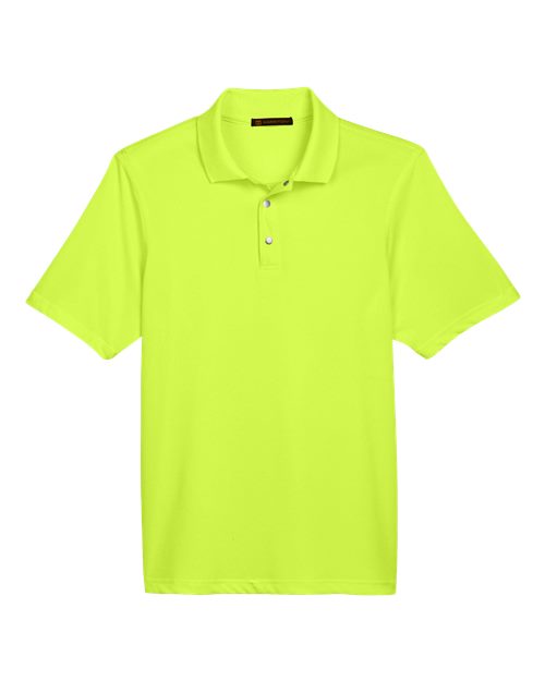 Harriton M345 — Men's Advantage Snag Protection Plus IL Snap Placket Polo — Safety Yellow