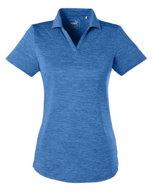 Puma Golf 596802 — Women's Icon Heather Polo — Lapis Blue