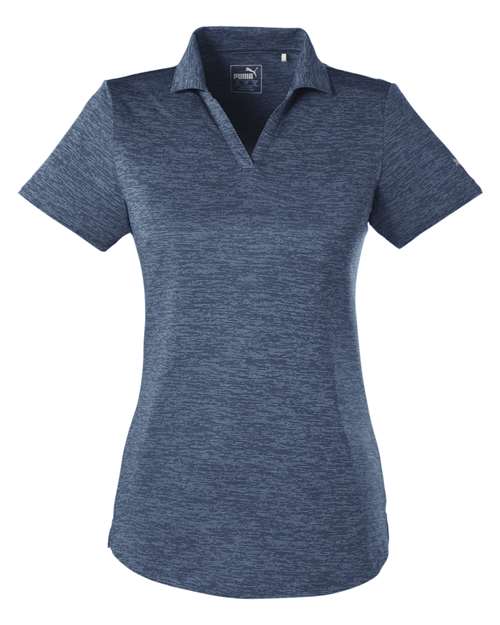 Puma Golf 596802 — Women's Icon Heather Polo — Peacoat