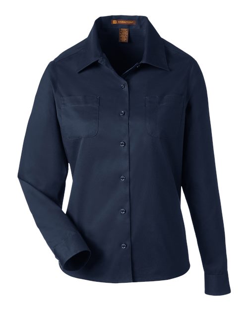 Harriton M585LW — Women's Advantage IL Workshirt — Dark Navy