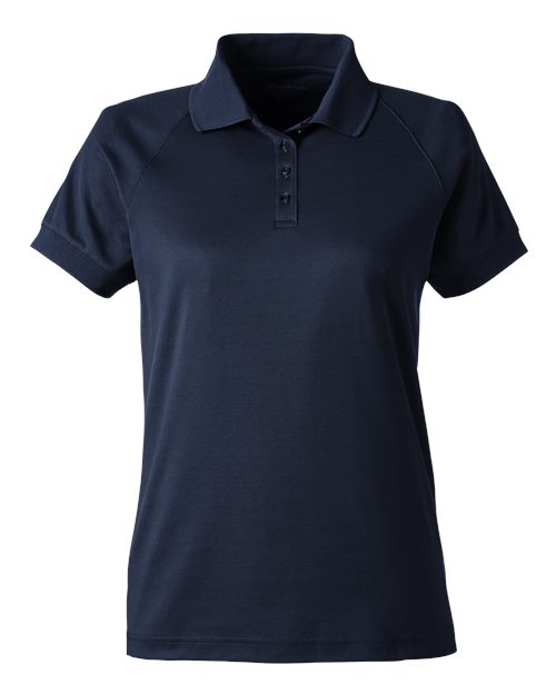 Harriton M208W — Women's Charge Snag and Soil Protect Polo — Dark Navy