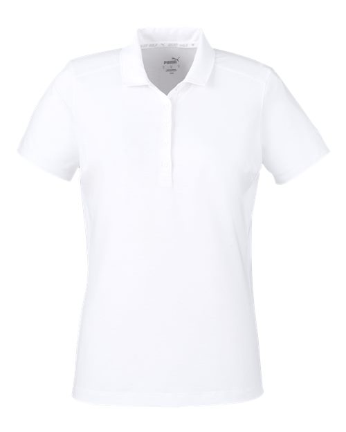 Puma Golf PG100W — Women's Bandon Polo — Bright White