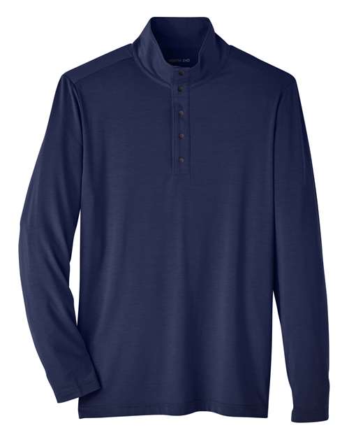 North End NE400 — Men's JAQ Stretch Performance Snap-Neck Pullover — Classic Navy