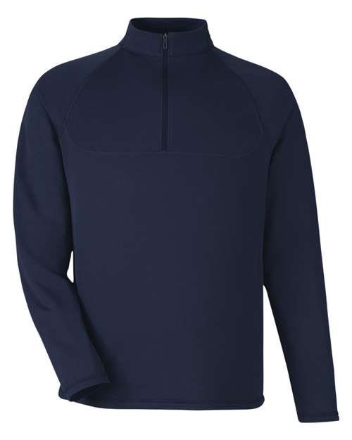 North End NE410 — Men's Revive Coolcore® Quarter-Zip Pullover — Classic Navy
