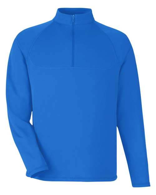 North End NE410 — Men's Revive Coolcore® Quarter-Zip Pullover — Light Nautical Blue