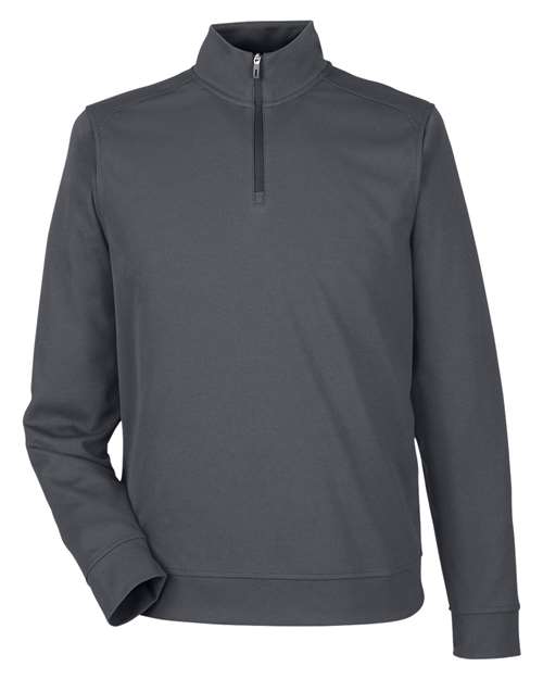 North End NE412 — Men's Express Tech Performance Pique Quarter-Zip Pullover — Carbon