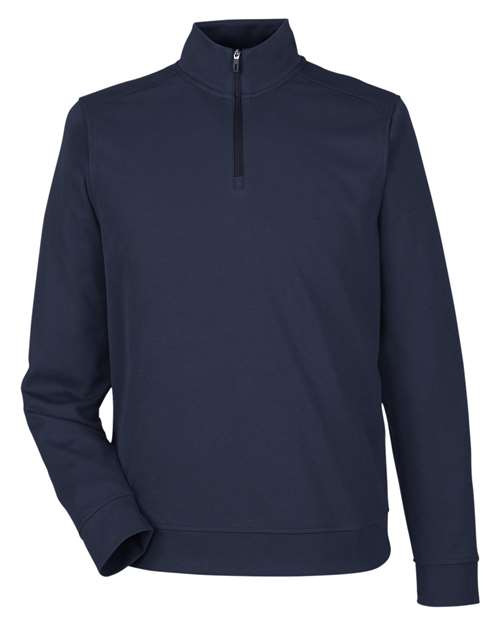 North End NE412 — Men's Express Tech Performance Pique Quarter-Zip Pullover — Classic Navy