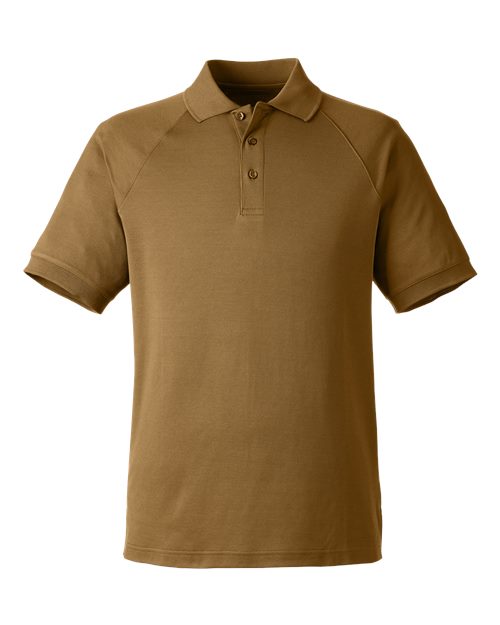 Harriton M208 — Men's Charge Snag and Soil Protect Polo — Coyote Brown