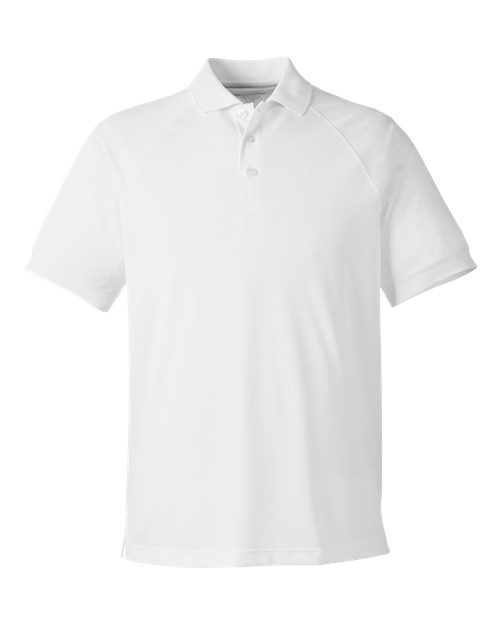 Harriton M208 — Men's Charge Snag and Soil Protect Polo — White