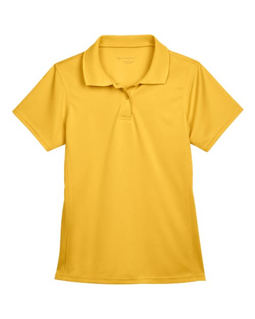 Harriton M315W — Women's Polyester Jersey Polo — Gold