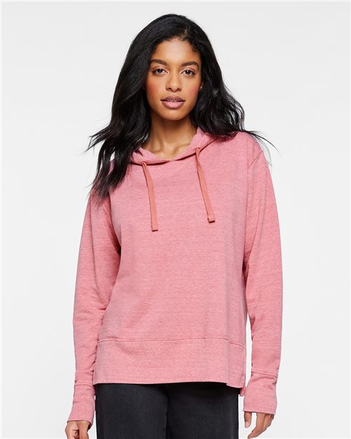 LAT 3536 — Women's Vintage Wash Hoodie Sweatshirt — main view
