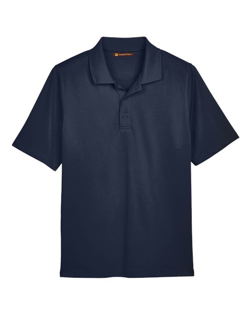 Harriton M348T — Men's Tall Advantage Snag Protection Plus IL Polo — Dark Navy