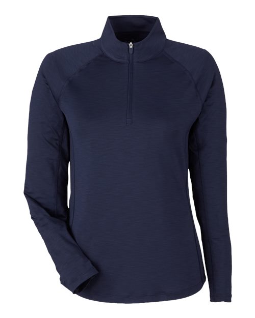 Puma Golf 625902 — Women's You-V Quarter-Zip Pullover — Deep Navy