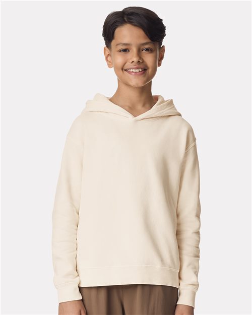 Comfort Colors 1467Y — Youth Garment-Dyed Lightweight Fleece Hooded Sweatshirt — main view