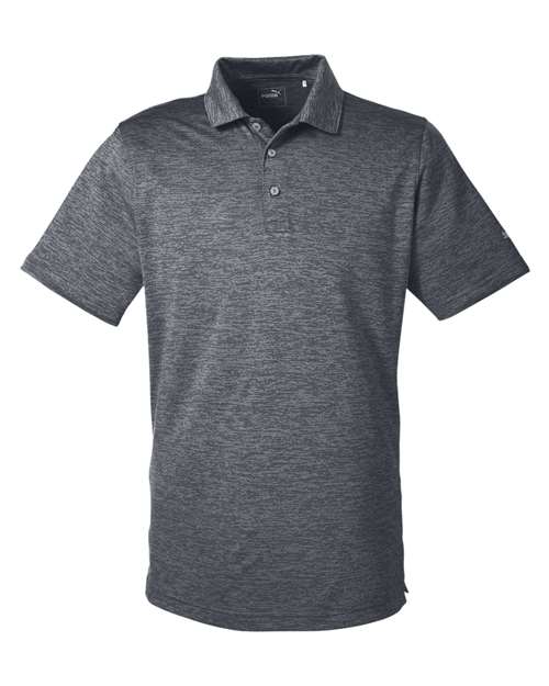 Puma Golf 596801 — Men's Icon Heather Polo — Puma Black