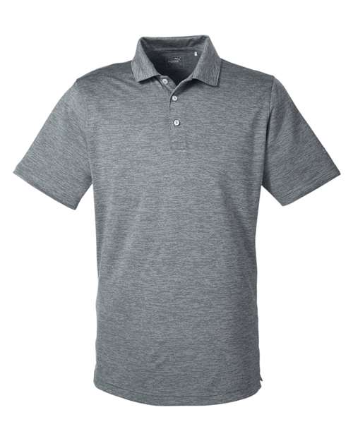 Puma Golf 596801 — Men's Icon Heather Polo — Quiet Shade