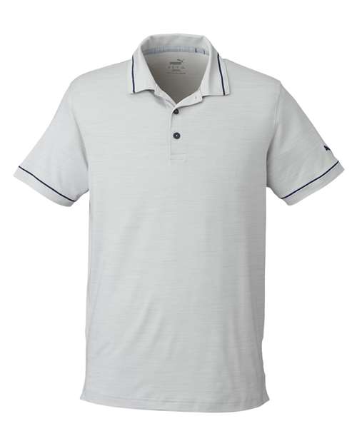 Puma Golf 599117 — Men's Cloudspun Monarch Polo — High Rise Heather Navy Blazer