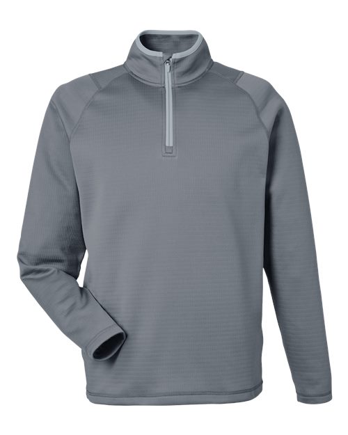 Puma Golf 631105 — Men's Waffle Fleece Quarter-Zip Pullover — Slate Sky