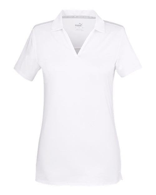 Puma Golf 532991 — Women's Cloudspun Coast Polo — Bright White