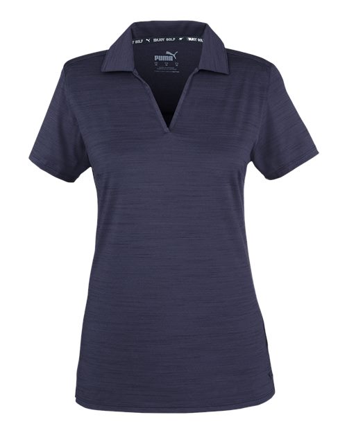 Puma Golf 532991 — Women's Cloudspun Coast Polo — Navy Blazer Heather