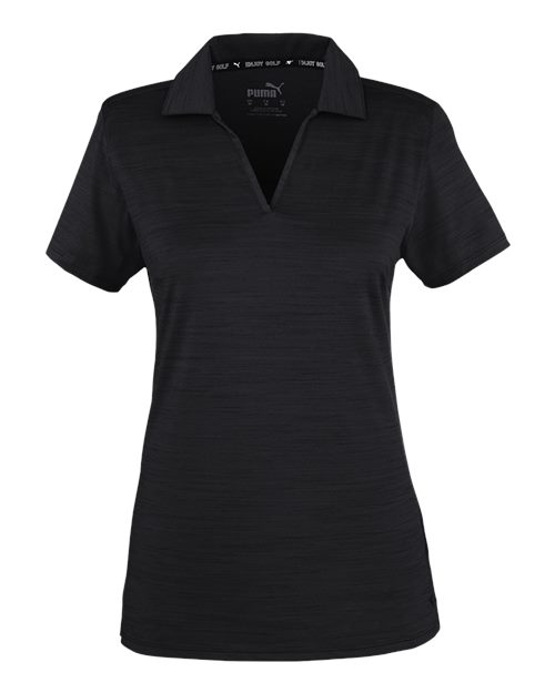 Puma Golf 532991 — Women's Cloudspun Coast Polo — Puma Black Heather