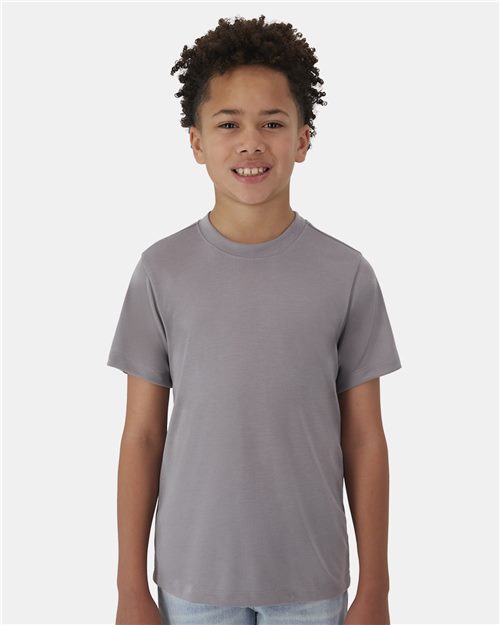 Hanes 484Y — Youth Cool DRI® Cotton Touch T-Shirt — main view