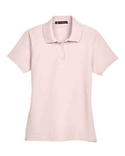 Harriton M280W — Women's Blend-Tek™ Polo — Blush