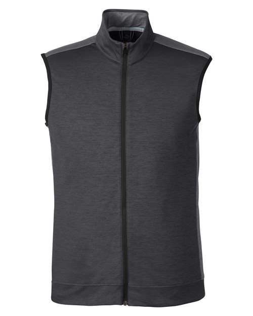 Puma Golf 599130 — Men's T7 Cloudspun Vest — Puma Black Heather/ Quiet Shade