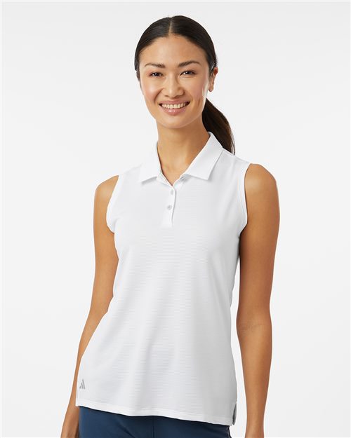 Adidas A1005 — Women's Ottoman Sleeveless Polo — main view