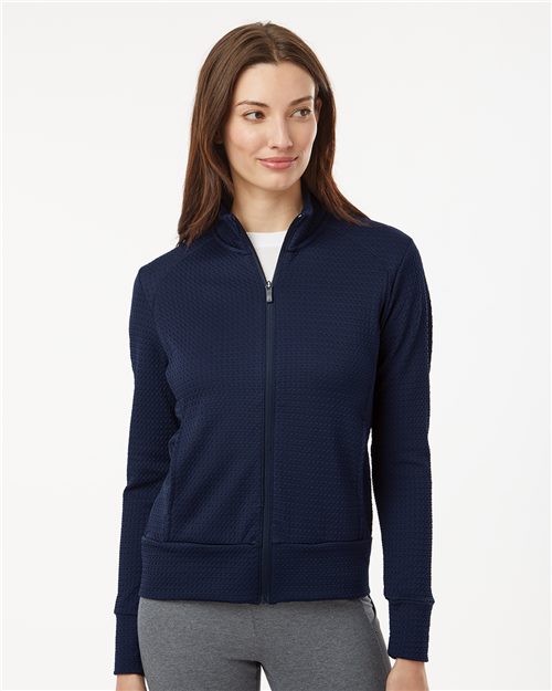 Adidas A1007 — Women's Ultimate365 Textured Full-Zip Jacket — main view