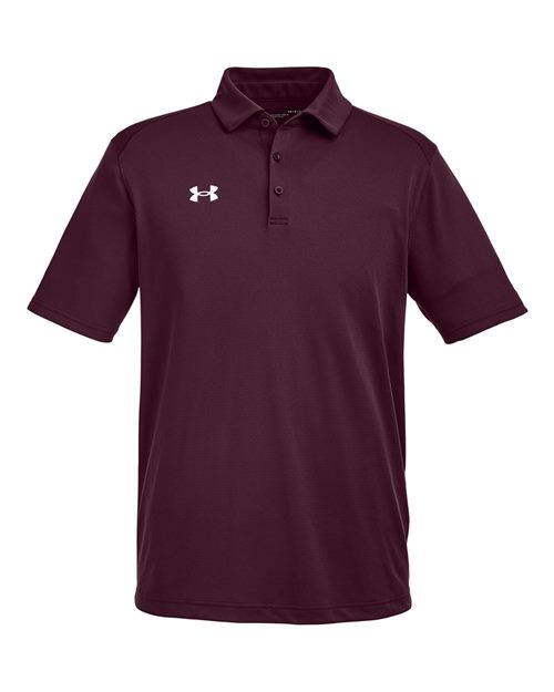 Under Armour 1370399 — Men's Tech™ Polo — Maroon/ White