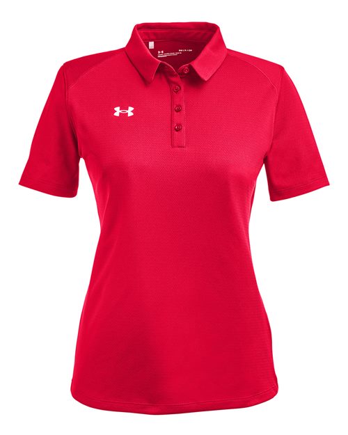 Under Armour 1370431 — Women's Tech™ Polo — Red/ White
