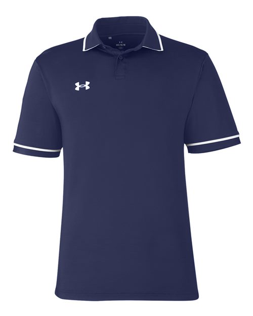 Under Armour 1376904 — Men's Tipped Teams Performance Polo — Midnight Navy/ White