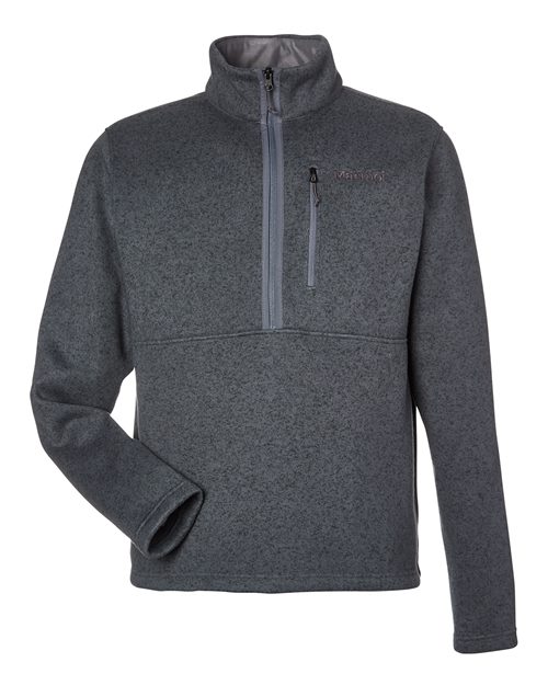 Marmot M16221 — Men's Drop Line Half-Zip Jacket — Steel Onyx Heather