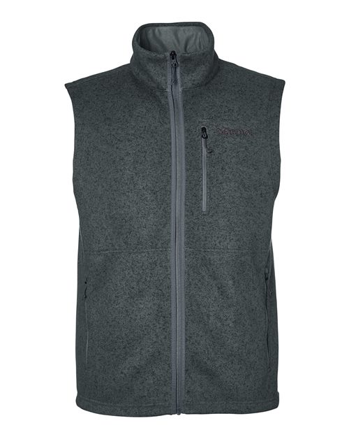 Marmot M16224 — Men's Drop Line Vest — Steel Onyx Heather