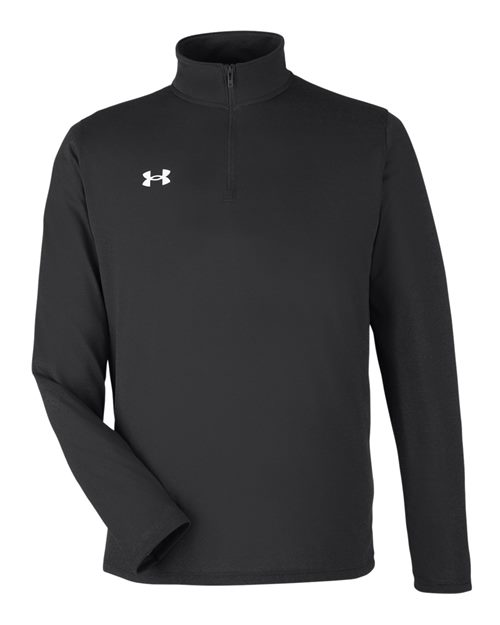 Under Armour 1376844 — Men's Team Tech™ Quarter-Zip Pullover — Black/ White