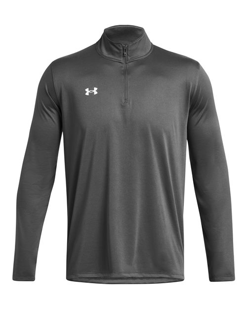 Under Armour 1376844 — Men's Team Tech™ Quarter-Zip Pullover — Castlerock/ White