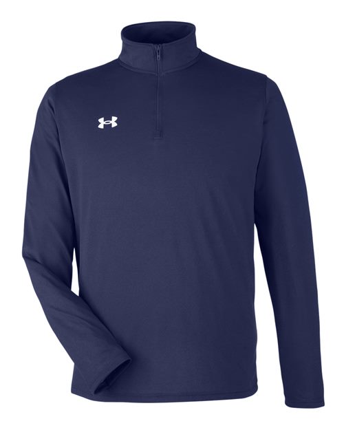 Under Armour 1376844 — Men's Team Tech™ Quarter-Zip Pullover — Midnight Navy/ White