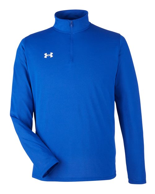 Under Armour 1376844 — Men's Team Tech™ Quarter-Zip Pullover — Royal/ White