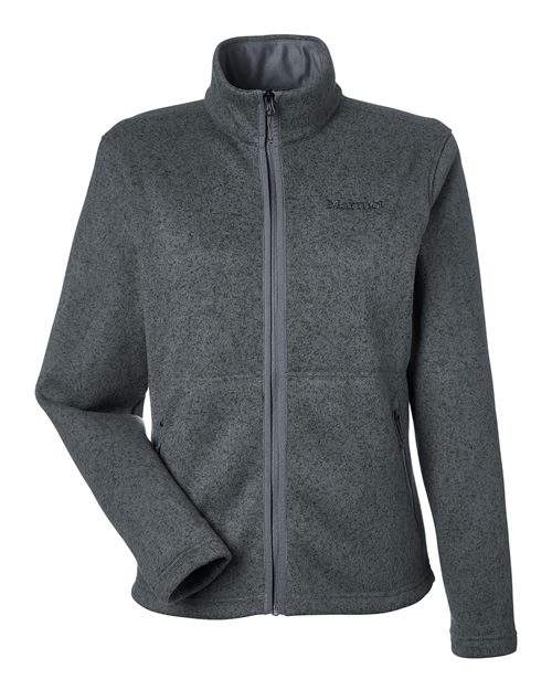 Marmot M16250 — Women's Drop Line Fleece Jacket — Steel Onyx Heather