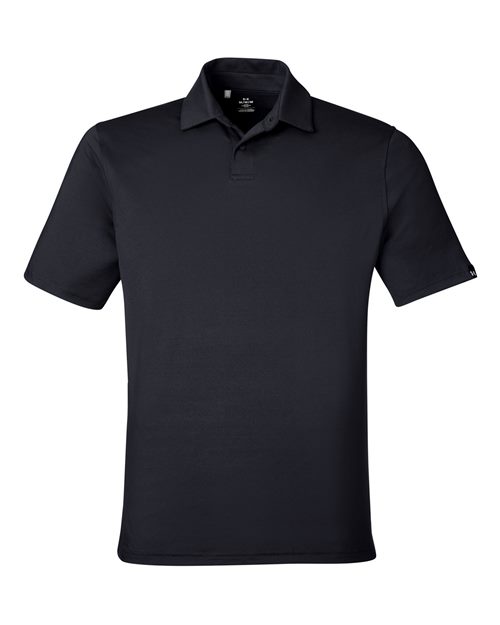 Under Armour 1383255 — Men's Recycled Polo — Black/ White