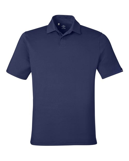 Under Armour 1383255 — Men's Recycled Polo — Midnight Navy/ White